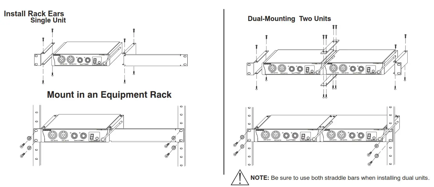 RACK MOUNTING THE P2T