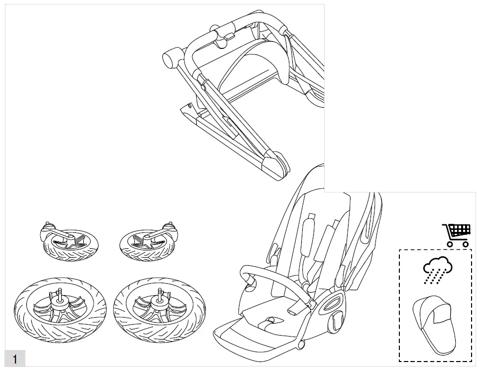 cybex Talos S Lux Pushchair with Carrycot 04