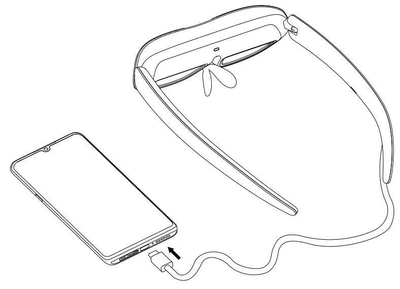 TCL NXTWEAR G Glasses - mobile phone