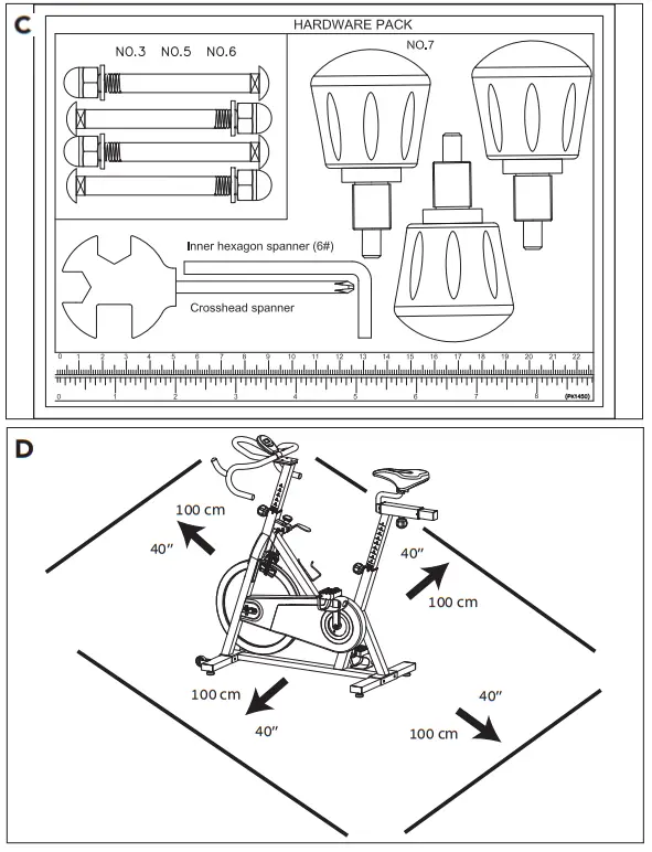 TUNTURI S30 Cardio Fit Sprinter Bike - Fig 3