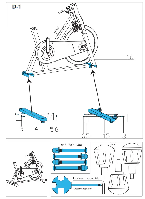 TUNTURI S30 Cardio Fit Sprinter Bike - Fig 4