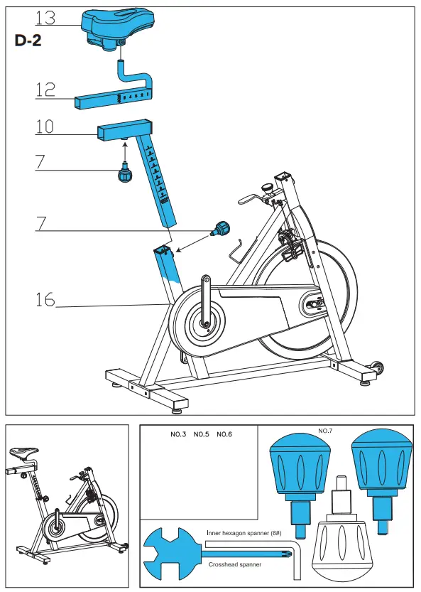 TUNTURI S30 Cardio Fit Sprinter Bike - Fig 5