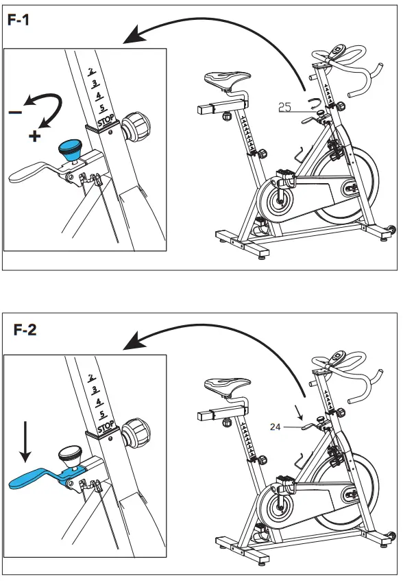 TUNTURI S30 Cardio Fit Sprinter Bike - Fig 9