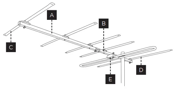 Matchmaster 03MM-DR3006 TV Reception Systems - Swivel Lock