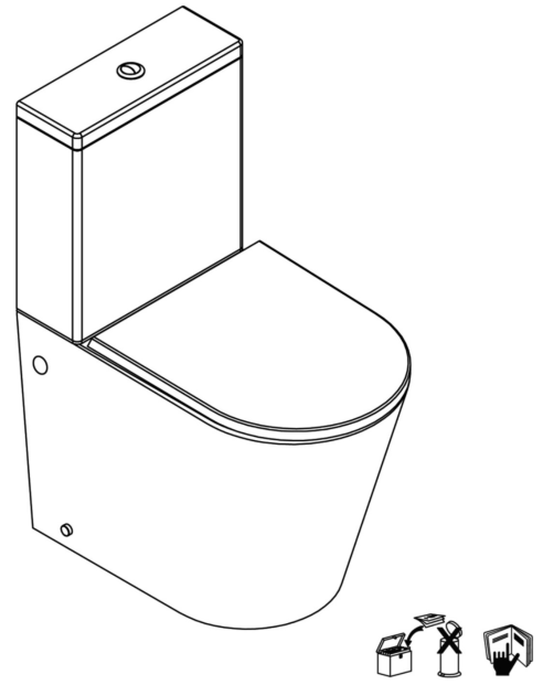 SENSEA NEO Back to Wall Toilet Bowl - fig 13