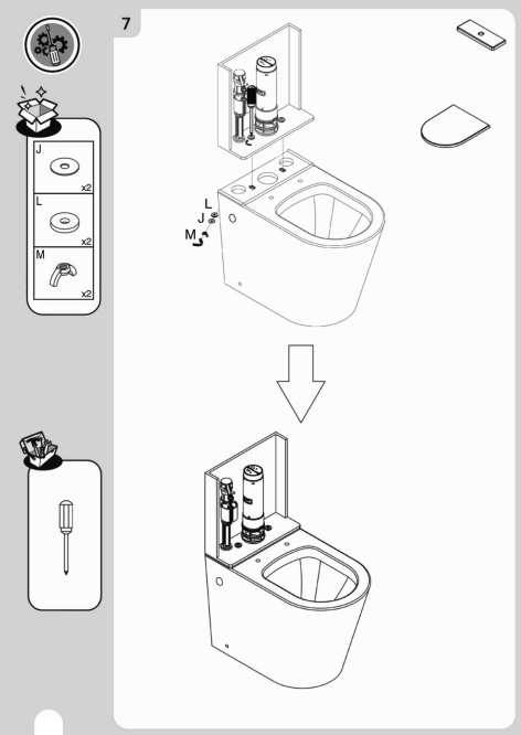 SENSEA NEO Back to Wall Toilet Bowl - fig 4