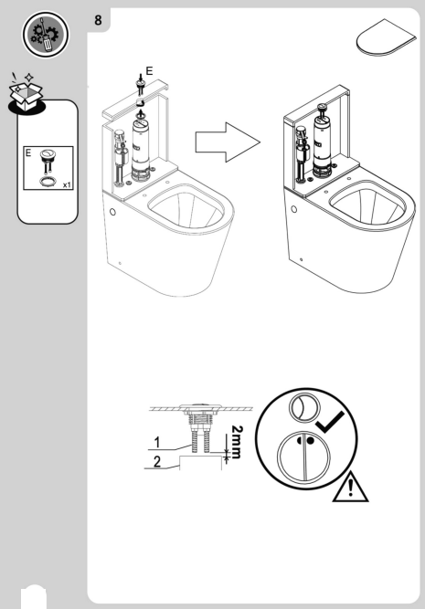 SENSEA NEO Back to Wall Toilet Bowl - fig 5