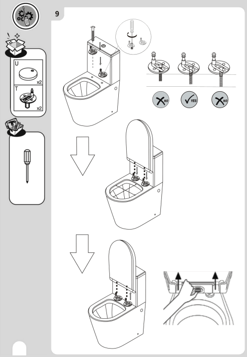 SENSEA NEO Back to Wall Toilet Bowl - fig 6