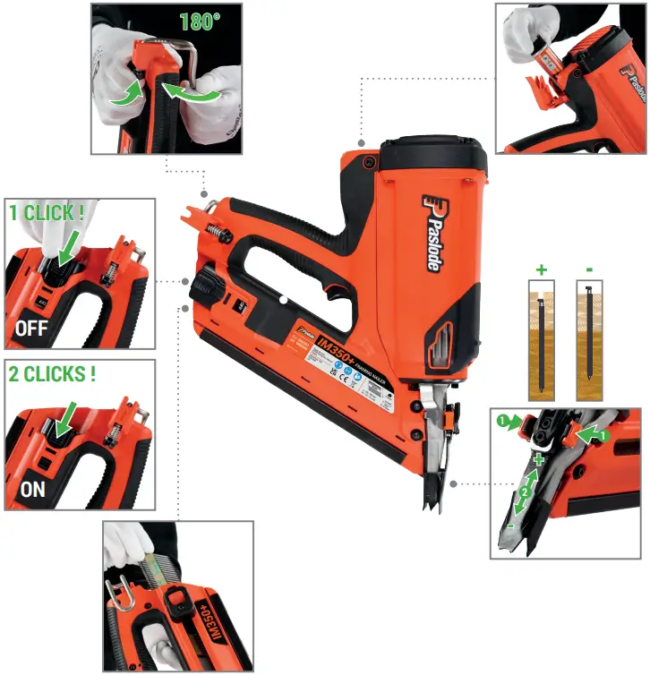 Paslode IM350 Plus Framing Nailer F53