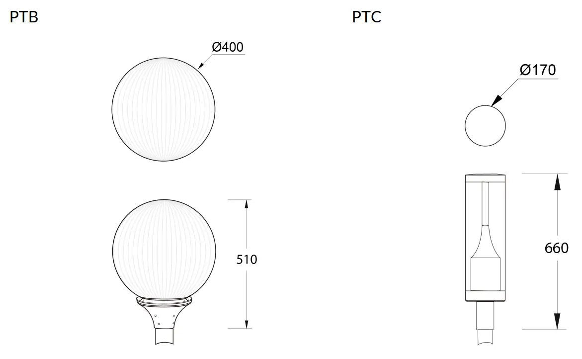 Panthera PTB Classic Globe Lamp - Fig 6