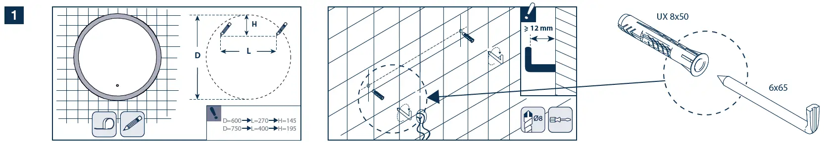 EBIR Sofia Touch Illuminated Mirror 1