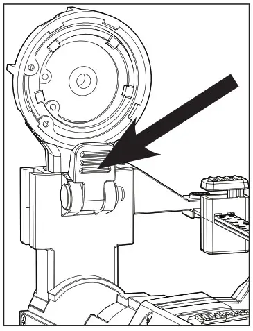 milwaukee M18FDEX Hammervac 26mm and 28mm Dedicated Dust Extractors - Removing Nozzle