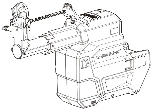 milwaukee M18FDEX Hammervac 26mm and 28mm Dedicated Dust Extractors
