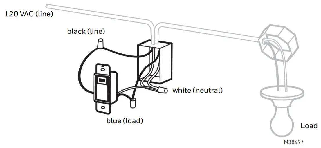 Honeywell Home RPLS730B Programmable Wall