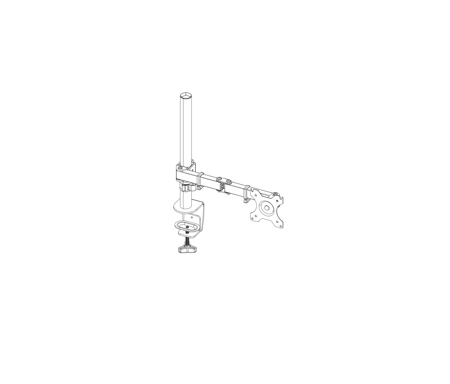 Hama 00118490 Monitor Arm Instruction Manual