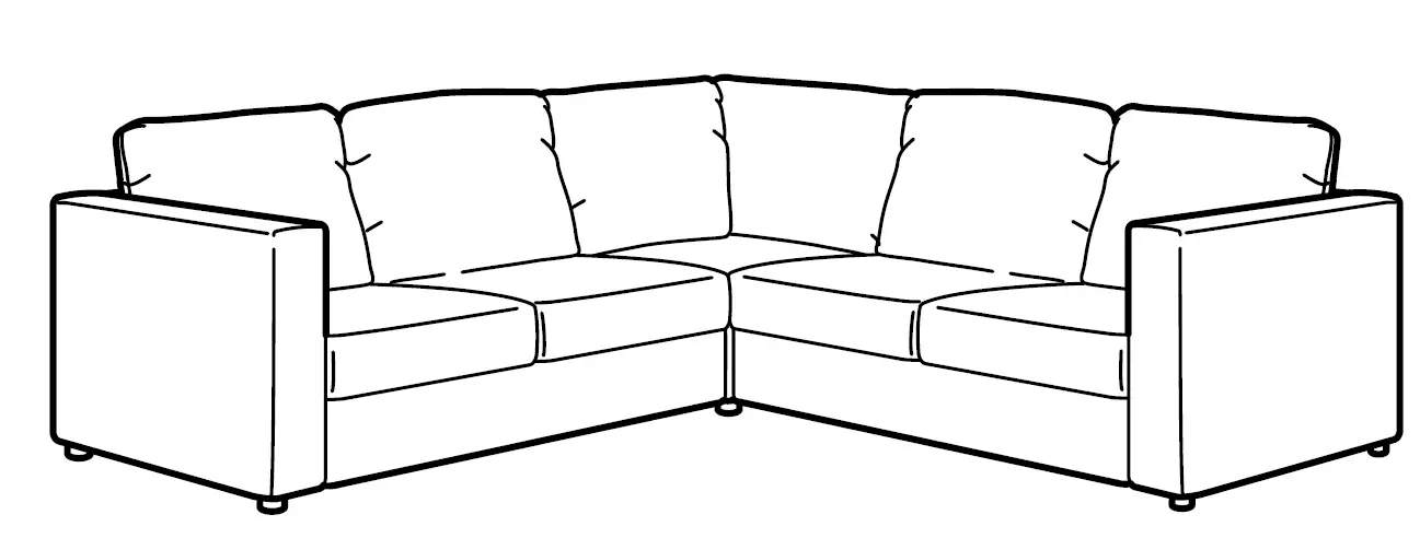 FINNALA corner sofa 4 seat.