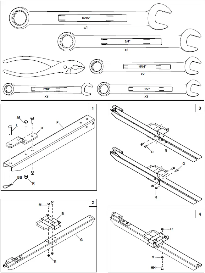 Agri-Fab 45-0552 700-Pound Poly Dump Swivel Cart parts 2