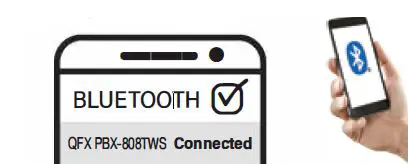 QFX PBX-808TWS 8-Inch Wireless Stereo Portable Speaker fig5