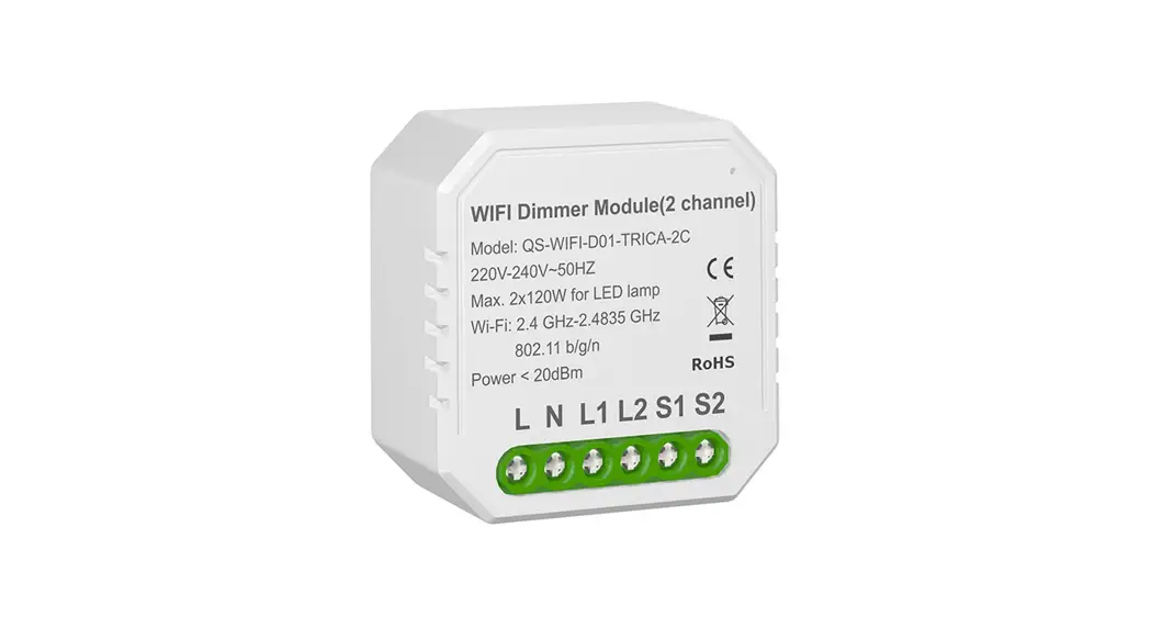 Ritornare Wi-fi Dimmer Module Qs-wifi-d02-triac (rf) User Manual Ritornare Wi-fi Dimmer Module Qs-wifi-d02-triac (rf) User Manual