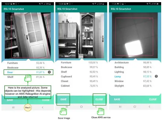 onsemi RSL10 Smart Shot Camera - Object recognition using Amazon Rekognition 3