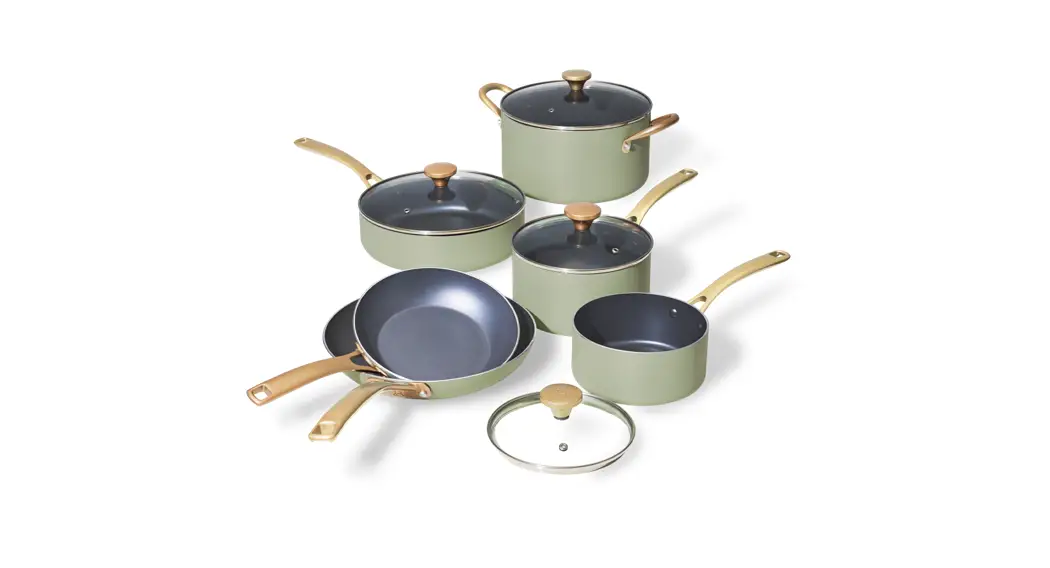 Beautiful 10 Piece Non-stick Cookware Set Instruction Manual