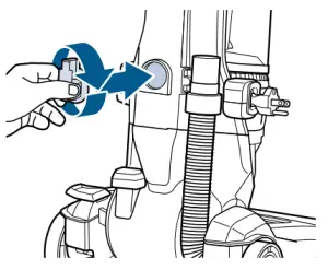 BISSELL 2489 Series Cleanview Rewind Pet Bagless Vacuum Cleaner - Assembly 1