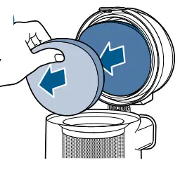 BISSELL 2489 Series Cleanview Rewind Pet Bagless Vacuum Cleaner - Motor Filter 1