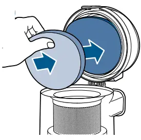 BISSELL 2489 Series Cleanview Rewind Pet Bagless Vacuum Cleaner - Motor Filter 2