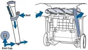 BISSELL 2489 Series Cleanview Rewind Pet Bagless Vacuum Cleaner - Replace Brush 2