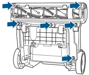 BISSELL 2489 Series Cleanview Rewind Pet Bagless Vacuum Cleaner - Replace Brush