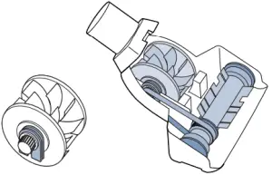 BISSELL 2489 Series Cleanview Rewind Pet Bagless Vacuum Cleaner - Tool 2