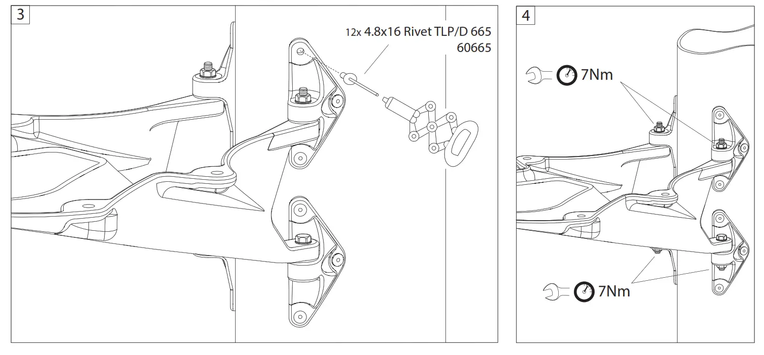 SCANSTRUT SC12 Mast Mount - fig 2