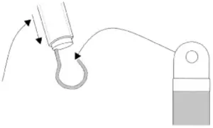 Select Blinds 2 Inch Modern Wood Horizontal Blind - Tilt Wand Attachment