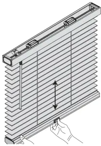 Select Blinds 2 Inch Modern Wood Horizontal Blind - inside mount blinds