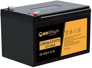 aolithium 12V100AH LiFePO4 12V 10Ah Lithium Rechargeable Battery