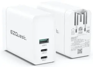 EZQuest UltimatePower 12W Gan USB-C PD Wall Charger