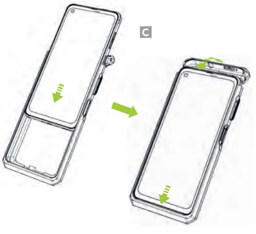 KOAMTAC SKX SmartSled Integrated Sled Barcod Scanner - assembiy c