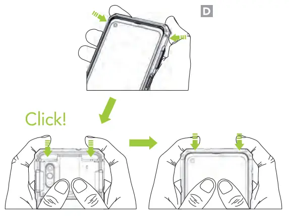 KOAMTAC SKX SmartSled Integrated Sled Barcod Scanner - assembiy d