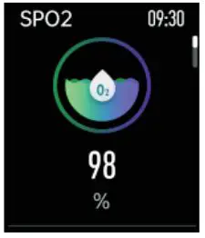 STORM SM2 Men Smart Watch Instructions - Blood oxygen