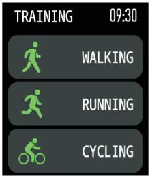 STORM SM2 Men Smart Watch Instructions - Exercise