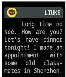 STORM SM2 Men Smart Watch Instructions - Message Notification