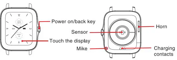 STORM SM2 Men Smart Watch Instructions - Product Overview