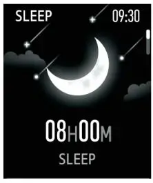 STORM SM2 Men Smart Watch Instructions - Sleep