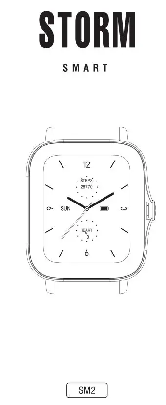 STORM SM2 Men Smart Watch Instructions