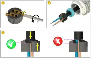 DURATECH DVP100 Vision Pro Moonlight - Connector installation
