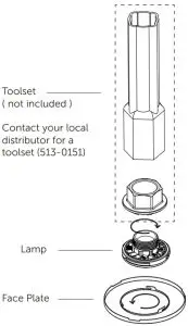 DURATECH DVP100 Vision Pro Moonlight -Installing faceplates