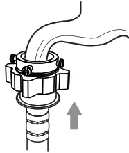 eurotech ED-TLW 7KGWH 7 kg Top Load Washing Machine - connection
