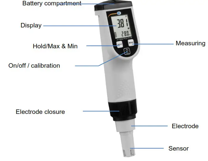 PCE Instruments PCE-PH 30 pH Meter- Device