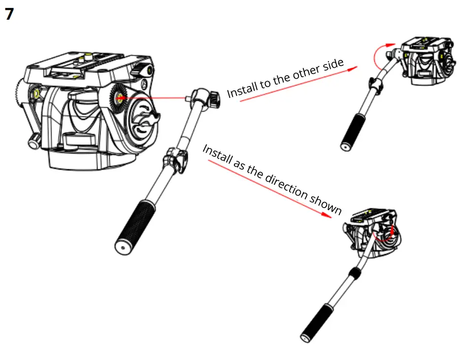 KINGJOY C86M Professional Carbon Fiber Tripod for Digital Camera-fig5