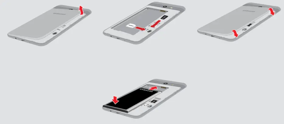 Samsung Galaxy J7 V Sim / Battery Setup Guide